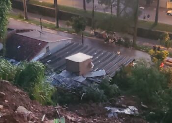 Chuvas da última terça-feira em Vinhedo causaram destruição na cidade Foto: Divulgação