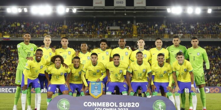 O Brasil chega à competição após conquistar de forma invicta o título do Sul-Americano sub-20. Foto: Rafael Ribeiro/CBF
