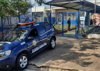 Em meio a boatos e ameaças, GM de Campinas reforçou segurança nas unidades municipais para passar mensagem de tranquilidade Foto: Divulgação
