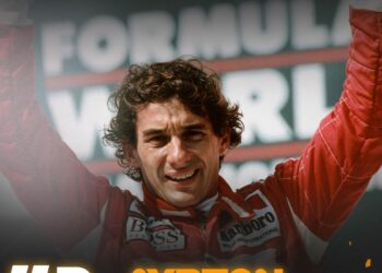Ayton Senna nos deixou em 1 de maio de 1994, após acidente em GP na Itália: saudades do ídolo Foto: Reprodução/Twitter/Fórmula 1