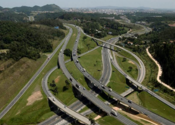 Entroncamento das rodovias dos Bandeirantes e Anhanguera. Foto: Divulgação