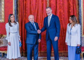 Presidente participou de almoço com o rei da Espanha, Felipe VI - Foto: Ricardo Stuckert/Presidência da República