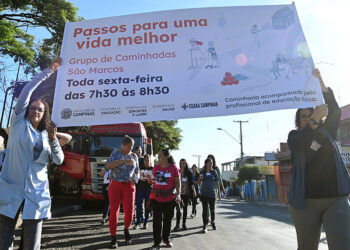 As ações desta sexta-feira foram concentradas no Centro de Saúde São Marcos. Foto: Carlos Bassan/PMC