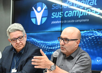 Dário Saadi apresenta o sistema de teleconsulta em Campinas nesta quinta-feira. Foto: Carlos Bassan/PMC