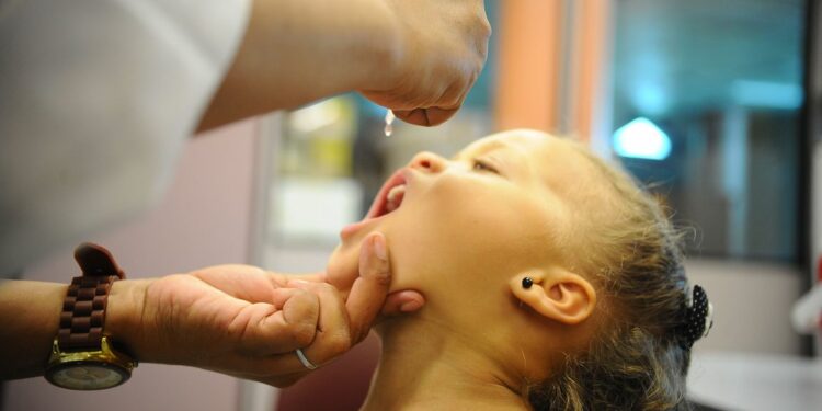 O Brasil recebeu o certificado de eliminação da pólio em 1994. . Foto: Tomaz Silva/Agência Brasil