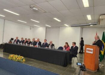 Juiz Luiz Antonio Alves Torrano, diretor do Fórum da Justiça Estadual em Campinas, fala durante a cerimônia - Foto: Divulgação/TJ-SP/Instagram
