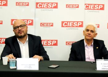 O diretor do Ciesp-Campinas, José Henrique Toledo Corrêa, e o vice-diretor, Valmir Caldana Foto: Divulgação