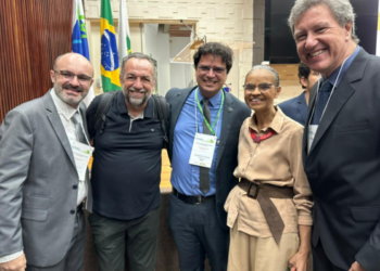 Marcelo Marcondes, Mário Mantovani, Adalberto Maluf, Marina Silva e Rogério Menezes - Foto: Divulgação