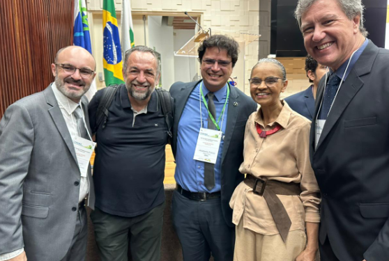 Marcelo Marcondes, Mário Mantovani, Adalberto Maluf, Marina Silva e Rogério Menezes - Foto: Divulgação