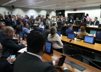 Instalação da CPI do MST, na qual o deputado Ricardo Salles, ex-ministro de Bolsonaro, é o relator - Foto: Lula Marques/Agência Brasil