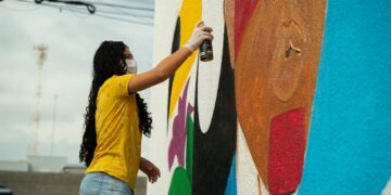 O projeto "Cores do Amanhã" é uma iniciativa cultural presente em 10 cidades do Brasil. Foto: Divulgação/Horizonte