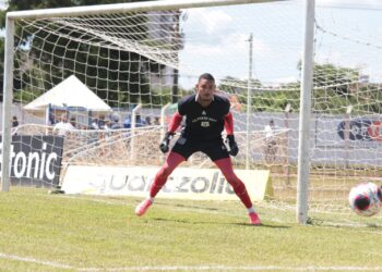 O goleiro reserva Pedro Rocha assumirá a meta alvinegra contra o Ituano. Foto: Diego Almeida/ Ponte Press