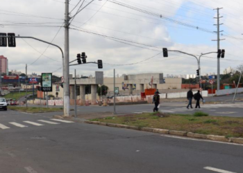 Local terá içamento de vigas de obras do novo viaduto, entre 8h e 17h, para as obras do Corredor BRT Campo Grande - Foto: Divulgação PMC
