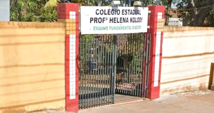 Atirador entrou armado e matou dois jovens no Colégio Estadual Professora Helena Kolody, em Cambé, no Paraná - Foto: Reprodução