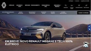 Renault lança hot site no Megane E-Tech, veículo 100% elétrico