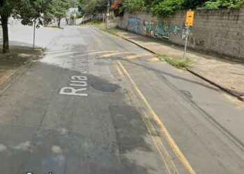 A rua onde aconteceu o crime, no distrito de Barão Geraldo Foto: Reprodução/Google