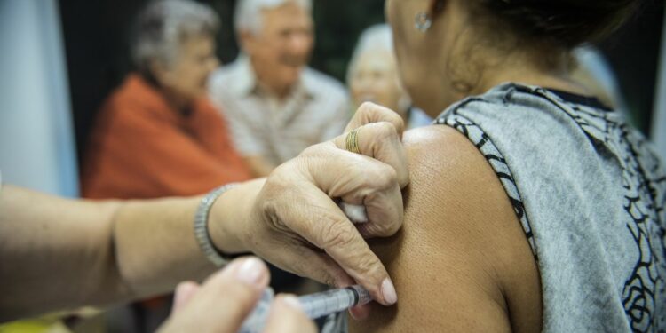 Do total, 16 milhões foram aplicadas em idosos até esta sexta-feira (9), Dia Mundial de Imunização Foto: Divulgação