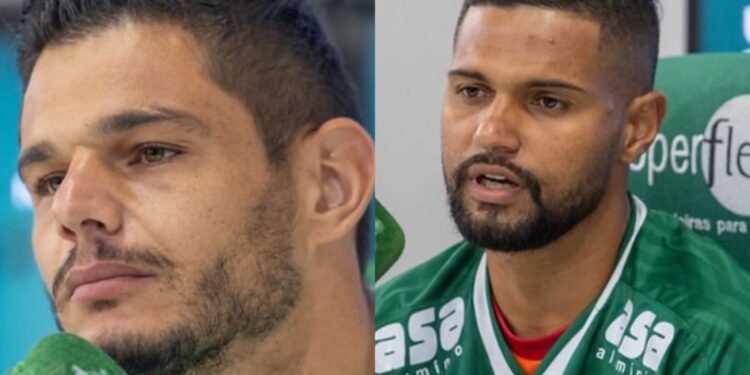 Douglas Borges e Caique se apresentam à torcida do Guarani