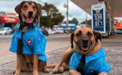 Cães ‘frentistas’ ajudam a divulgar a causa animal em Campinas e região