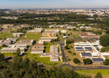 UFSCar abre concurso público e oferta 45 vagas. Imagem aérea do Campus São Carlos. Foto: Divulgação