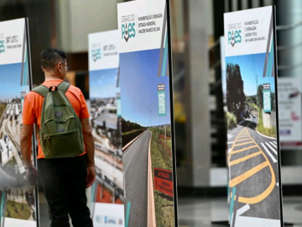 D. Pedro Shopping tem exposição do mapa de obras de Campinas