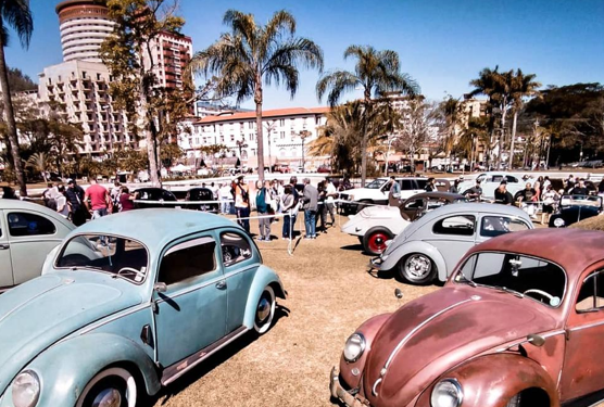 Evento de 2019 reuniu 600 veículos antigos Volkswagen, incluindo uma área especial para o Fusca - Foto: Divulgação