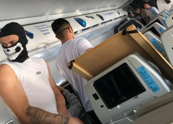 De acordo com o enredo do simulado, seis sequestradores estavam na aeronave e tentaram resgatar um criminoso custodiado. Fotos: Viracopos/Divulgação