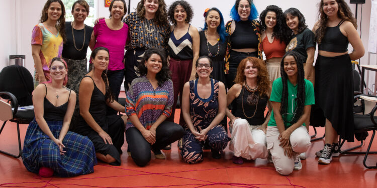 Parte da equipe majoritariamente feminina do Festival. Foto: Nina Pires/Divulgação