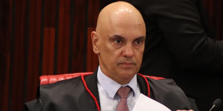 O ministro Alexandre de Moraes, que votou pela descriminalização do porte da maconha, condicionada à quantidade da droga - Foto Valter Campanato/Agência Brasil