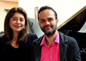 Fabiana e André: recital terá apresentação de uma série de obras de diferentes períodos estilísticos - Foto: Divulgação