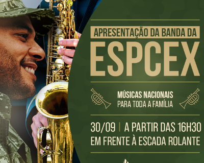 Banda da escola de cadetes de Campinas fará apresentação no sábado (30)