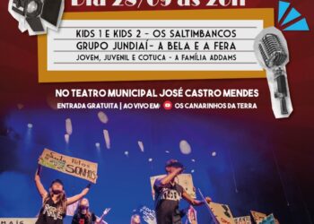 Teatro Castro Mendes recebe ‘Musicais Canarinhos’ na próxima quinta