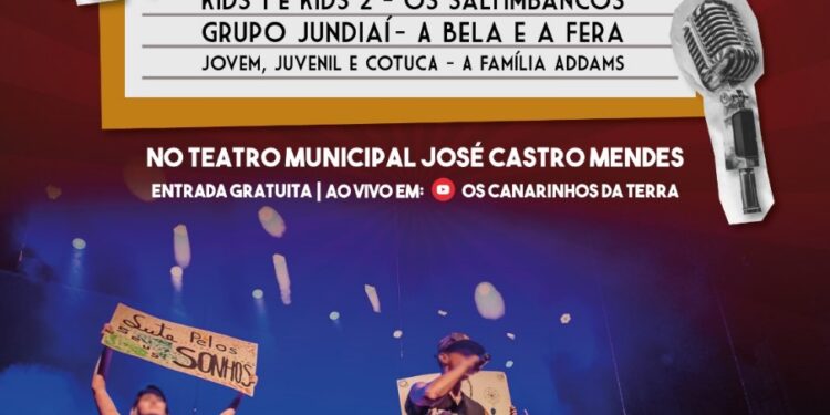 Teatro Castro Mendes recebe ‘Musicais Canarinhos’ na próxima quinta