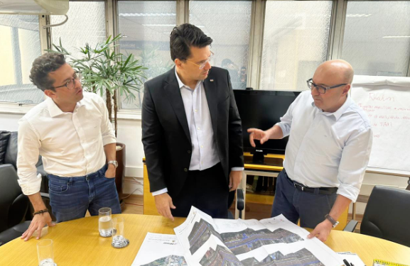 Dário busca aval do Estado para obras de marginais da Rodovia Santos Dumont