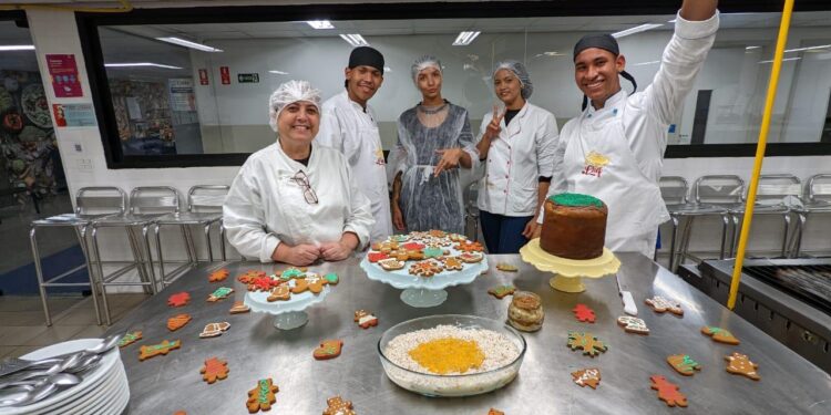 Com três meses de duração, as aulas são ministradas pelos próprios alunos do curso de gastronomia - Foto: Divulgação