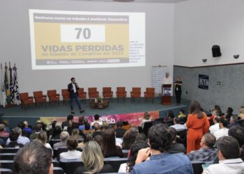 Em evento nesta quinta-feira (28) no IAC, números do trânsito de Campinas foram apresentados Foto: Divulgação/Emdec