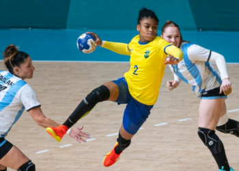 Seleção feminina brasileira de handebol vence Argentina e conquista o ouro - Foto: Rafael Bello/COB