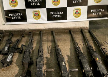 Até o momento, das 21 metralhadoras que sumiram 17 foram encontradas - Foto: Reprodução Instagram/Governador Tarcísio de Freitas
