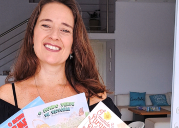 A escritora Carolina Marmo Pepe, mais conhecida como Carol Pepe: livros infantis voltados para a alimentação saudável - Fotos: Divulgação