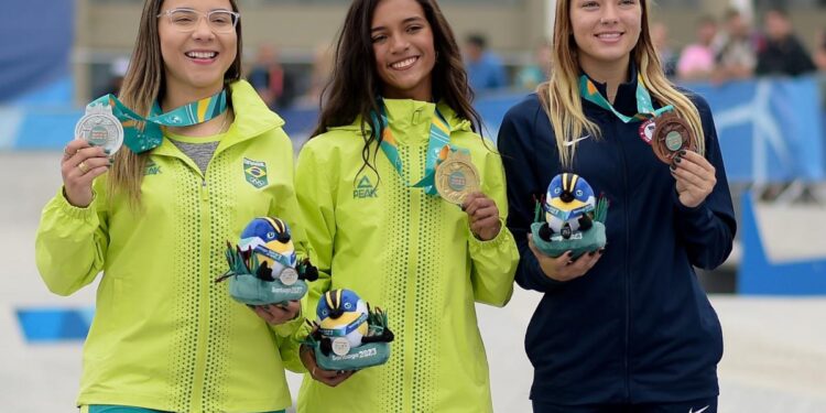 E o primeiro ouro do Brasil vem do skate