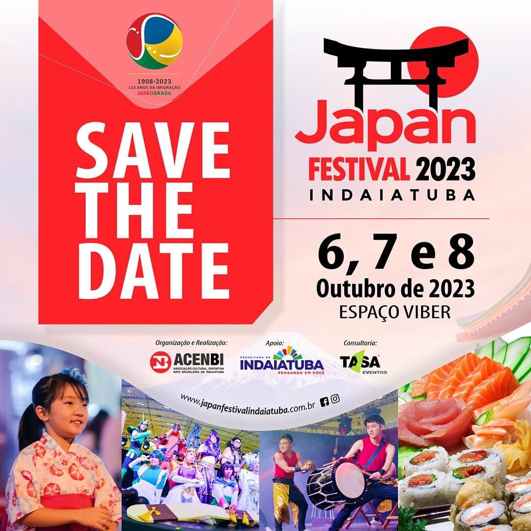 Das japanische Festival Indaiatuba 2023 vereint Gastronomie und Kultur