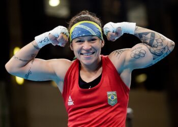 Brasileira da categoria até 60kg derrotou Pamela Valdivia, da Costa Rica, ainda no primeiro round - Foto: Alexandre Loureiro/COB