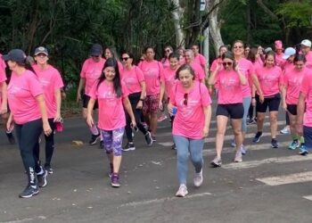 Edição anterior da caminhada: evento para alertar e conscientizar sobre o câncer de mama - Foto: Divulgação