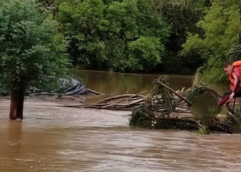 78 cidades de Santa Catarina já registraram alagamentos, deslizamentos e outras ocorrências decorrentes das fortes chuvas - Foto: CBMSC