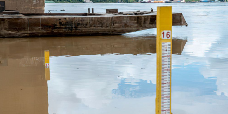 Órgão aponta situação crítica de escassez de recursos hídricos no Rio Madeira, na Amazônia - Foto: Defesa Civil/Porto Velho