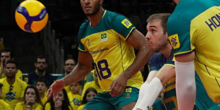 Brasil vence Itália no vôlei e conquista vaga para a Olimpíada de Paris
