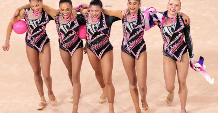 Meninas de ouro: Brasil fecha ginástica rítmica com mais três ouros no Pan 2023 - Foto: Miriam Jeske/COB