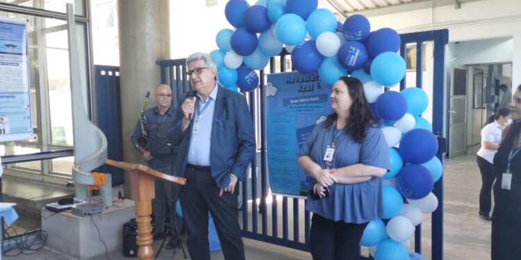 Mário Gatti realiza exames de prevenção de câncer de próstata em funcionários