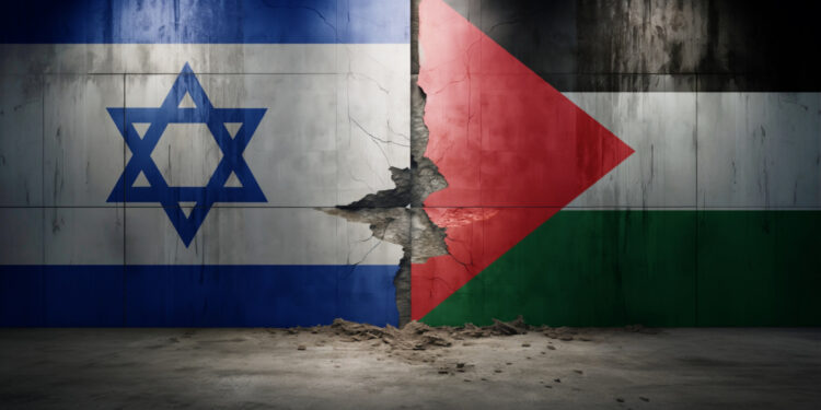 Bandeiras de Israel e Palestina, um embate de décadas que remete a conquistas de terras, religião e desapreço completo pelo outro lado - Foto: Freepik/Divulgação