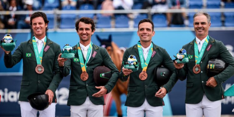 Erros impediram a equipe brasileira de conquistar a medalha de ouro. Foto: Miriam Jeske/COB